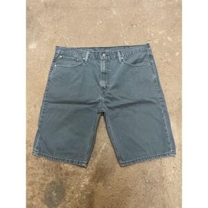 Levis 508 Shorts Mens‎ 38 Gray Denim Regular Fit Bermuda Zip Fly Medium Wash